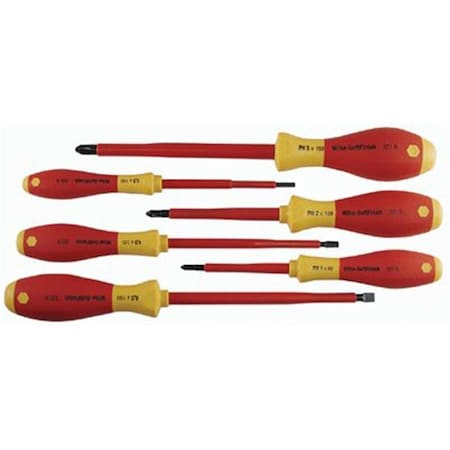 Wiha Tools 817-32092 6Pc Electrician Insulated Screwdriver